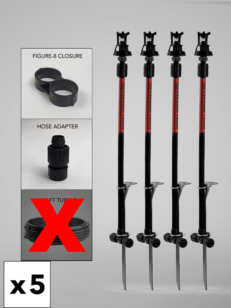 Aquifer Farm Irrigation Kit | Sprinkler | Wobbler Stand | Overhead