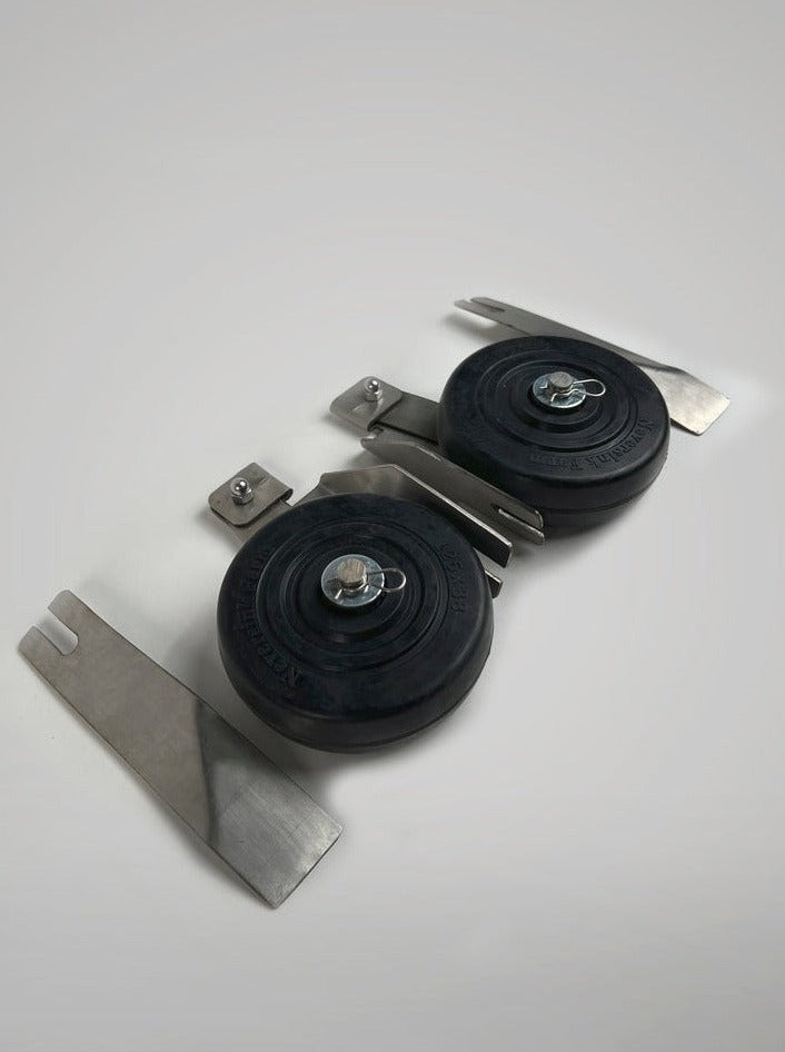 Paperpot Transplanter | Narrow Wheel Kit | Subversive | Neversink Farm | Paper Chain Planter