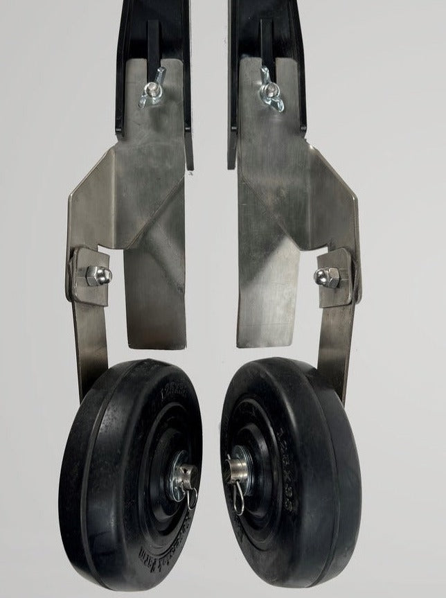 Paperpot Transplanter | Narrow Wheel Kit | Subversive | Neversink Farm | Paper Chain Planter