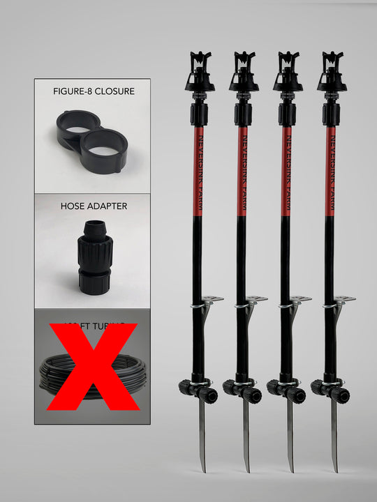 Aquifer Farm Irrigation Kit | Sprinkler | Wobbler Stand | Market Grden