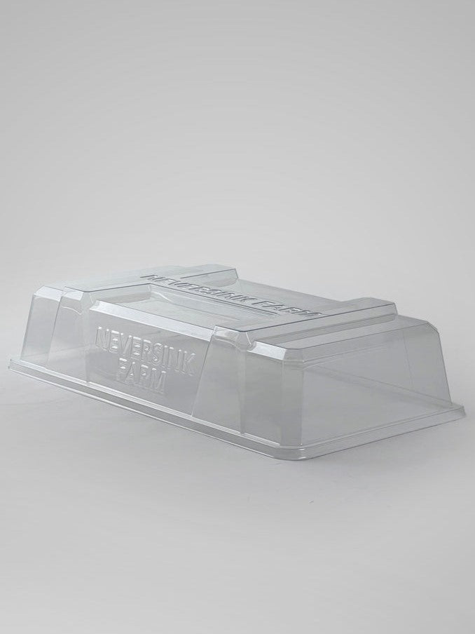Clear humidity germination dome for seedling trays