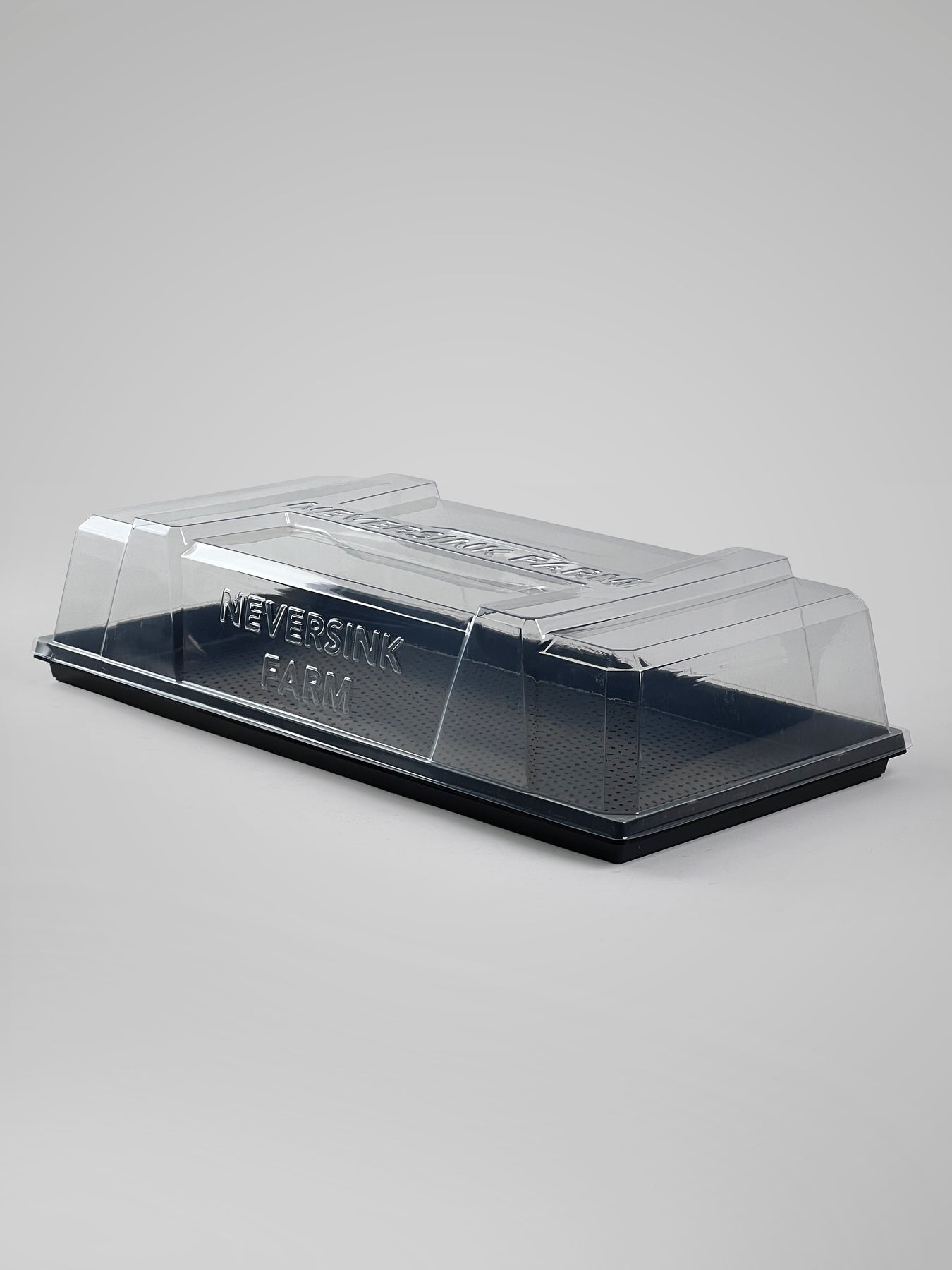 plant tray clear plastic humidity domes Humidity Dome for Paperpot or Winstrip Trays – Neversink Tools
