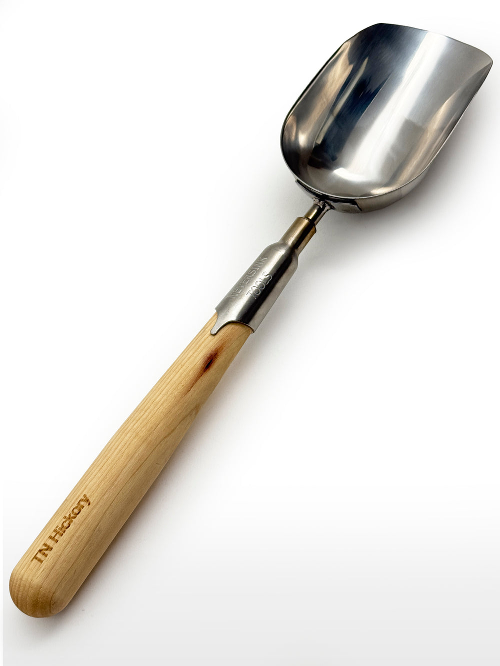 Potting Soil Scoop Hand Tool with Hickory Handle