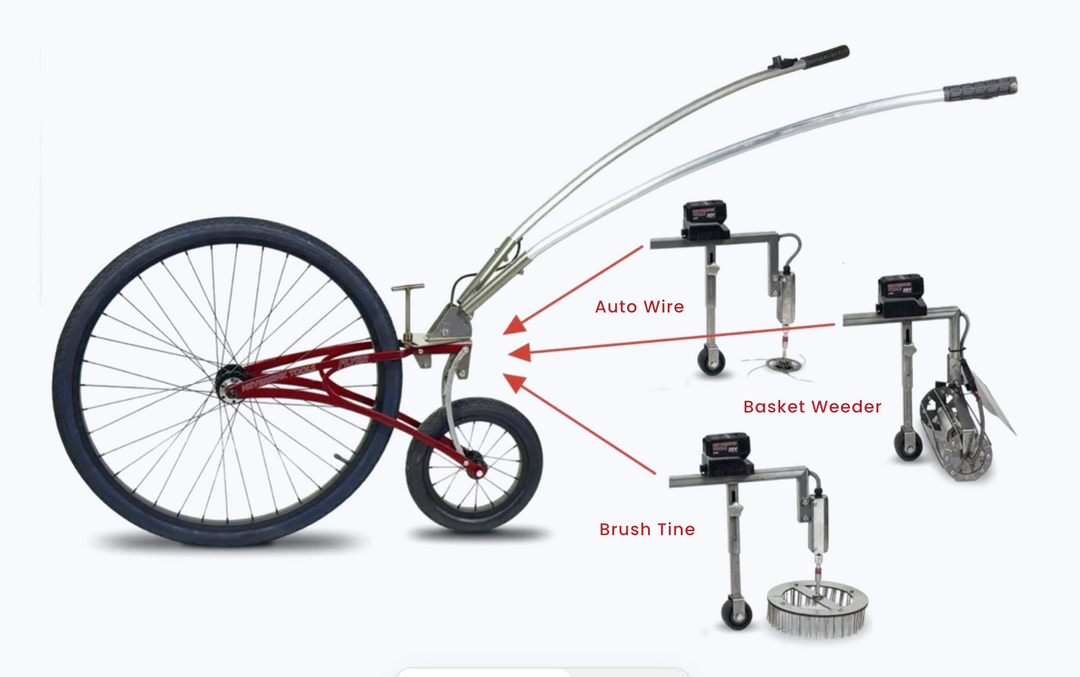 Huscle Auto Wire Implement for Flyer Wheel Hoe