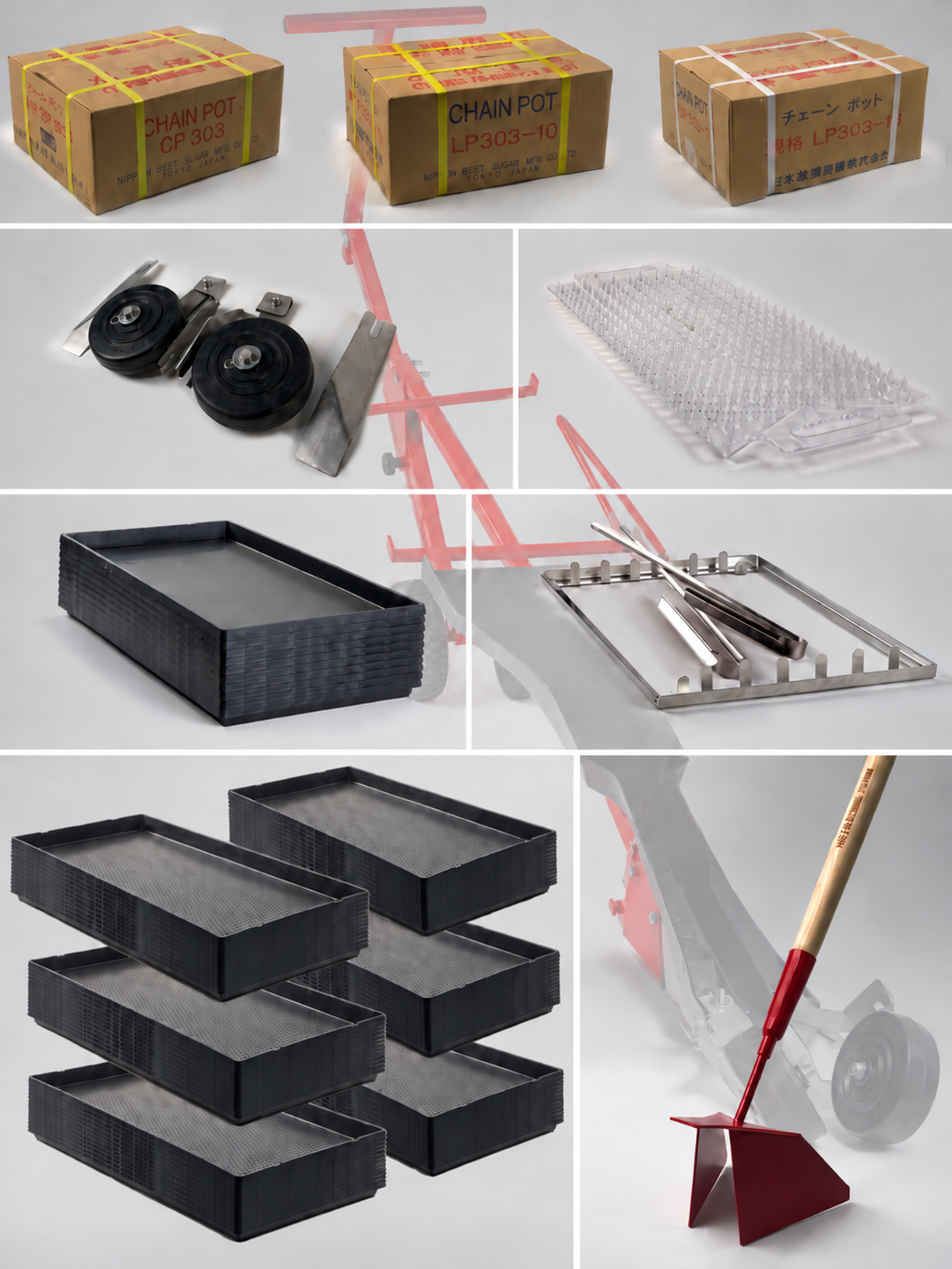 Paperpot Transplanter Max Production Kit with included Subversive transplanter and kit components