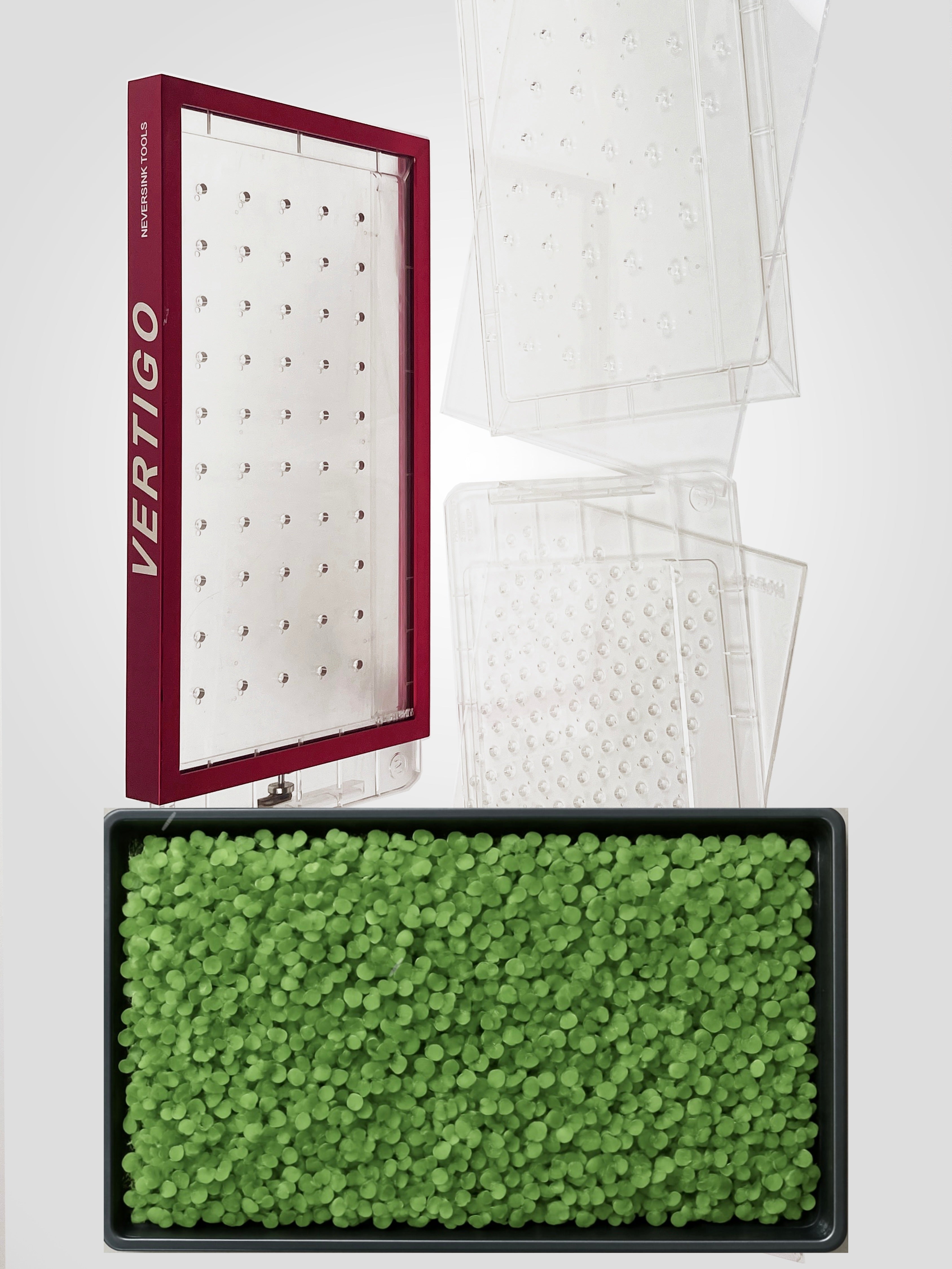 Microgreen Drop Seeder Kit for 1020 Trays by Vertigo – Neversink Tools