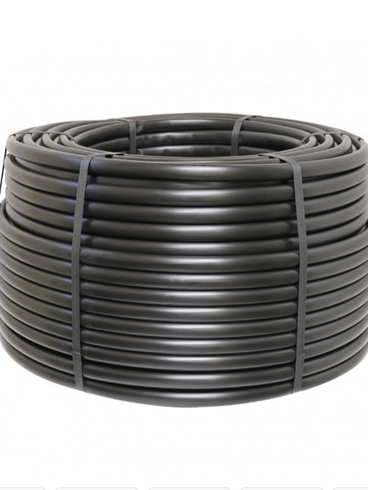 Coiled 500-foot poly irrigation mainline tubing